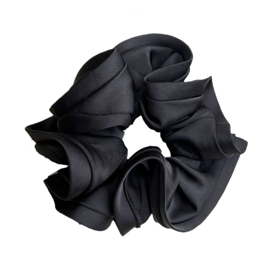 Chouchou Satiné Style Français — Élastique Cheveux Grande Taille