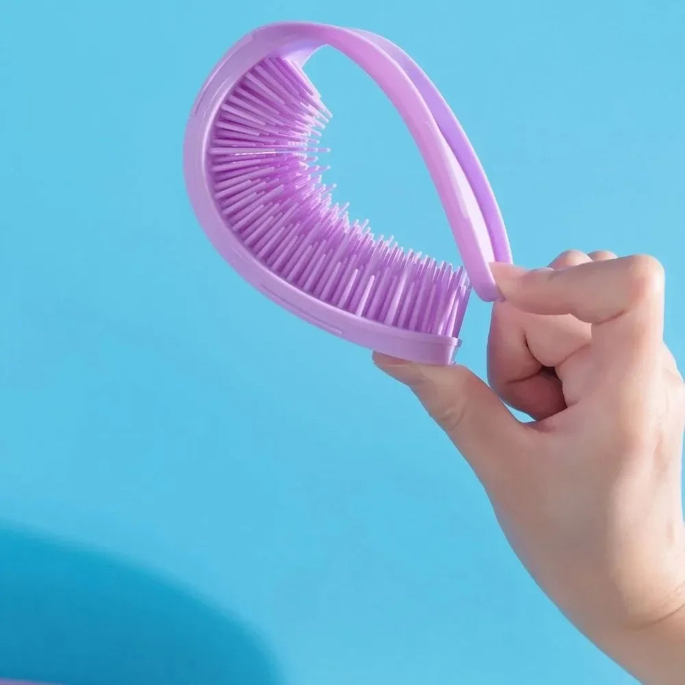 Peigne Massage Cuir Chevelu Anti-Statique — Démêlant pour Tous Types de Cheveux