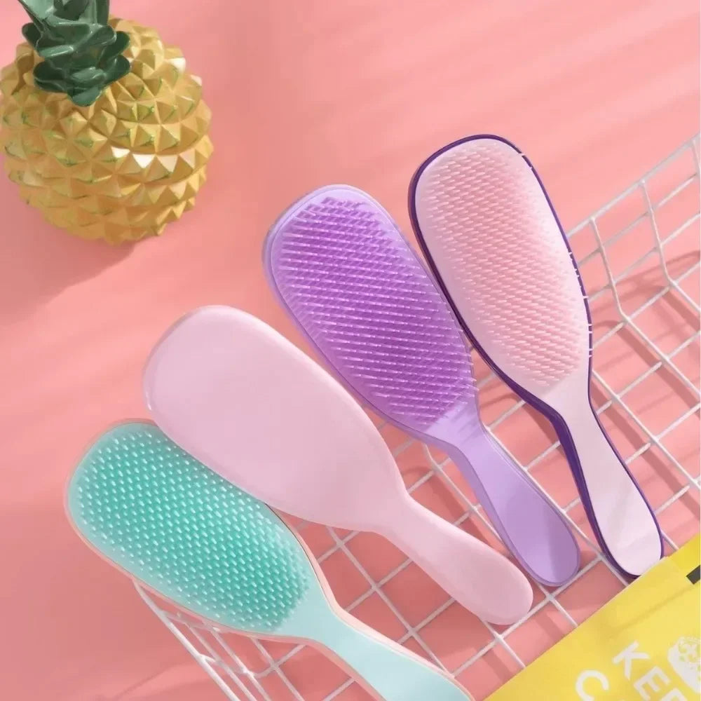 Peigne Massage Cuir Chevelu Anti-Statique — Démêlant pour Tous Types de Cheveux
