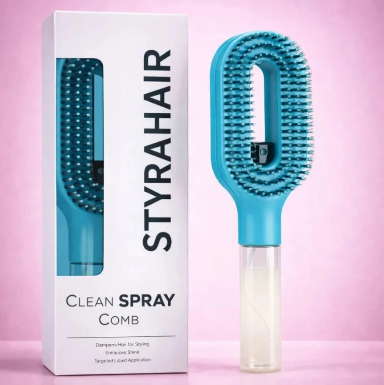 Peigne 2-en-1 Spray & Massage — Soin Capillaire Quotidien