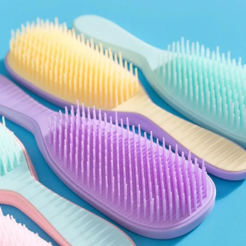 Peigne Massage Cuir Chevelu Anti-Statique — Démêlant pour Tous Types de Cheveux