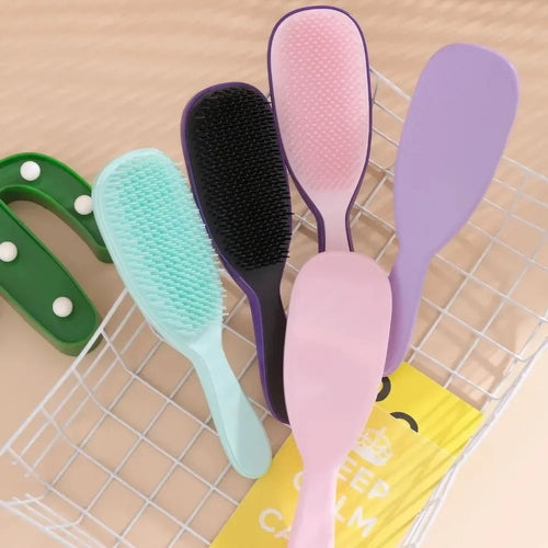Peigne Massage Cuir Chevelu Anti-Statique — Démêlant pour Tous Types de Cheveux