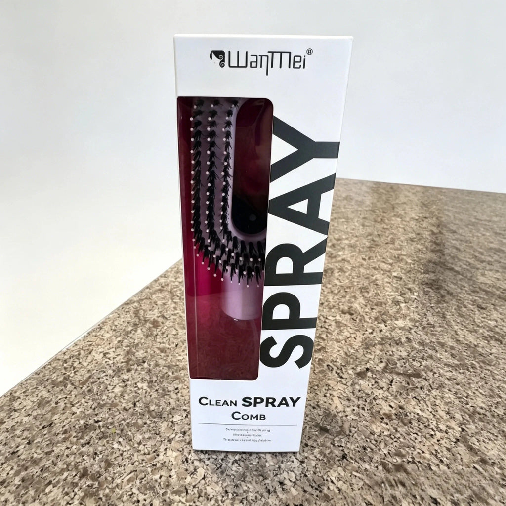 Peigne 2-en-1 Spray & Massage — Soin Capillaire Quotidien