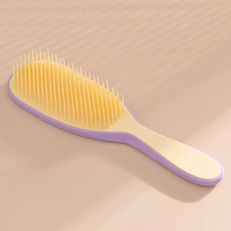 Peigne Massage Cuir Chevelu Anti-Statique — Démêlant pour Tous Types de Cheveux